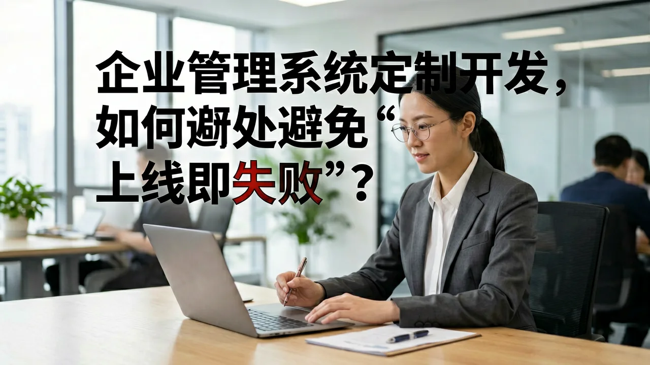 企业管理系统定制开发,如何避免“上线即失败”?